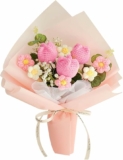 Crochet Tulips Flower Bouquet
