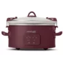 Crock-Pot 6qt Cook & Carry Programmable Slow Cooker Ceramic Lambrusco