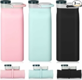 3 Pcs Collapsible Water Bottles 20 oz