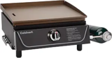 Cuisinart 17” Tabletop Gas Griddle, Easy Assembly Compact Outdoor Flat-Top Grill with Grease Cup, 255 Sq. In