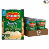 12-Pack DEL MONTE FRESH CUT Whole New Canned Potatoes, 14.5 oz