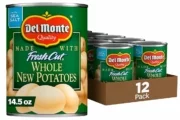 12-Pack DEL MONTE FRESH CUT Whole New Canned Potatoes, 14.5 oz