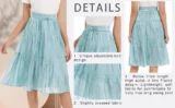 Women’s  A-Line Pleated Midi Skirt