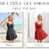 2-Pc Women’s Crop Top & Skirt Set
