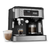 DeLonghi 32 oz Espresso Maker Machine Brewer Black All-In-One Combination Coffee