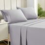 4-Pc Extra Soft Cooling Bed Sheet Set, Queen