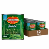 12-Pack Del Monte Canned Fresh Cut French Style Green Beans, 8 Ounce
