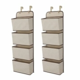 2-Pack Delta Children 4 Pocket Over The Door Hanging Organizer