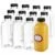 12-Pack 16 Oz Empty Plastic Juice Bottles with Lids