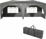 Gazebo  Canopy Party Tent with 6 Removable Sidewalls, 10×20 FT