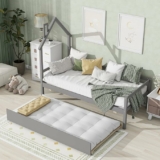 House-Shaped Twin Size Bed with Trundle