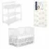 2-Pack 3-Tier Cupcake Stand Melamine Dessert Stand