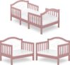Dream On Me Convertible Rosie Toddler Bed in Classic Rose (Converts from Toddler Bed into 2 Sofa Chairs)