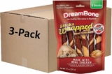 3-Pack 8-Count Dreambone Chicken-Wrapped Chews, Rawhide-Free Chews for Dogs