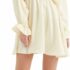 Women’s Deep V Neck Sleeveless Zippered Casual Mini Dress