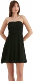Women’s Strapless Chiffon Mini Dress