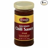 6-Pack Dynasty Szechwan Chili Sauce, Vegan, 6.5 Ounces