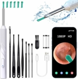 Ear Cleaner with 1080P HD Otoscope Camera & Lights + Ear Cleaning Kit