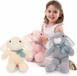 Set of 3 Cute Bunny Stuffed Animal, 14″
