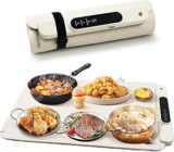 Electric Warming Mat for Food with 6 Temp Levels, 5h Timer