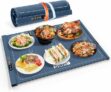 Electric Warming Tray, Large Size, 3 Temperature Settings, Auto Shut-Off
