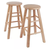 2pc 24″ Element Counter Height Barstools Natural – Winsome