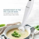 Elite Gourmet Electric Immersion Hand Blender Stick