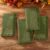 Set of 4 Elrene Home Fashions Fringed Harvest Sentiment Cotton Napkins