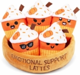 Emotional Support Lattes by Relatable, Fall Plushies Stuffed Animal Toy