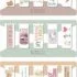 6 Pcs Pastel Smile Face PVC Hall Pass Lanyards and School Passes Set