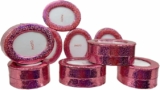 12-Pack Oval Frame Small-Pink Gift Box