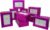 36-Pack Rectangle Frame Small-Fuchsia Gift Box