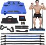 FITINDEX Portable Home Gym with Resistance Bands Bar