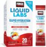 20-Stick Packs FORCE FACTOR Liquid Labs Energy Drink, Electrolytes Powder