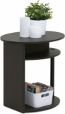 FURINNO Oval End Table,