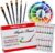 Canvas Painting Kit with 24 Acrylic Paints