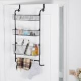 3-Layer Hanging and Wall-Mounted mesh Baskets, Easy to Install