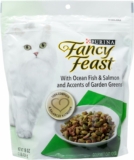 Fancy Feast Gourmet Ocean Fish & Salmon & Accents of Garden Greens Dry Cat Food, 16-oz bag