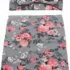 2-Pack Hudson Baby Unisex Baby Premium Quilted Sleeveless Sleeping Bag and Wearable Blanket, Metallic Stars, 12-18 Months