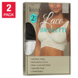 2-Pack Felina Women’s Lace Bralette