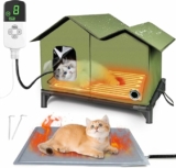 Feral Cat Insulated House w/ Built-In Heating Pad