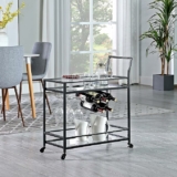 2 Tier Mobile Mini Bar Cart