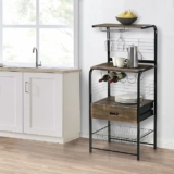 Kitchen Shelf Unit Organizer and Storage Station