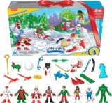 Fisher-Price Imaginext DC Super Friends Advent Calendar, Christmas Toy with 24 Figures & Accessories