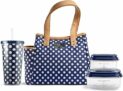 Fit & Fresh Lunch Bag w/ Matching Tumbler & 2 Containers Set