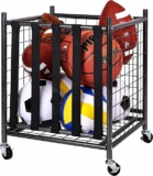 Garage Sports Equipment Organizer with Baskets and Hooks
