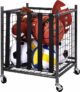 Garage Sports Equipment Organizer with Baskets and Hooks