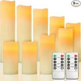 9-Pack Flameless LED Electric Candle
