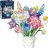 580-Pc Tulips Flowers Bouquet Building Set