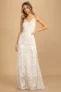 Women’s Flynn White Lace Maxi Dress